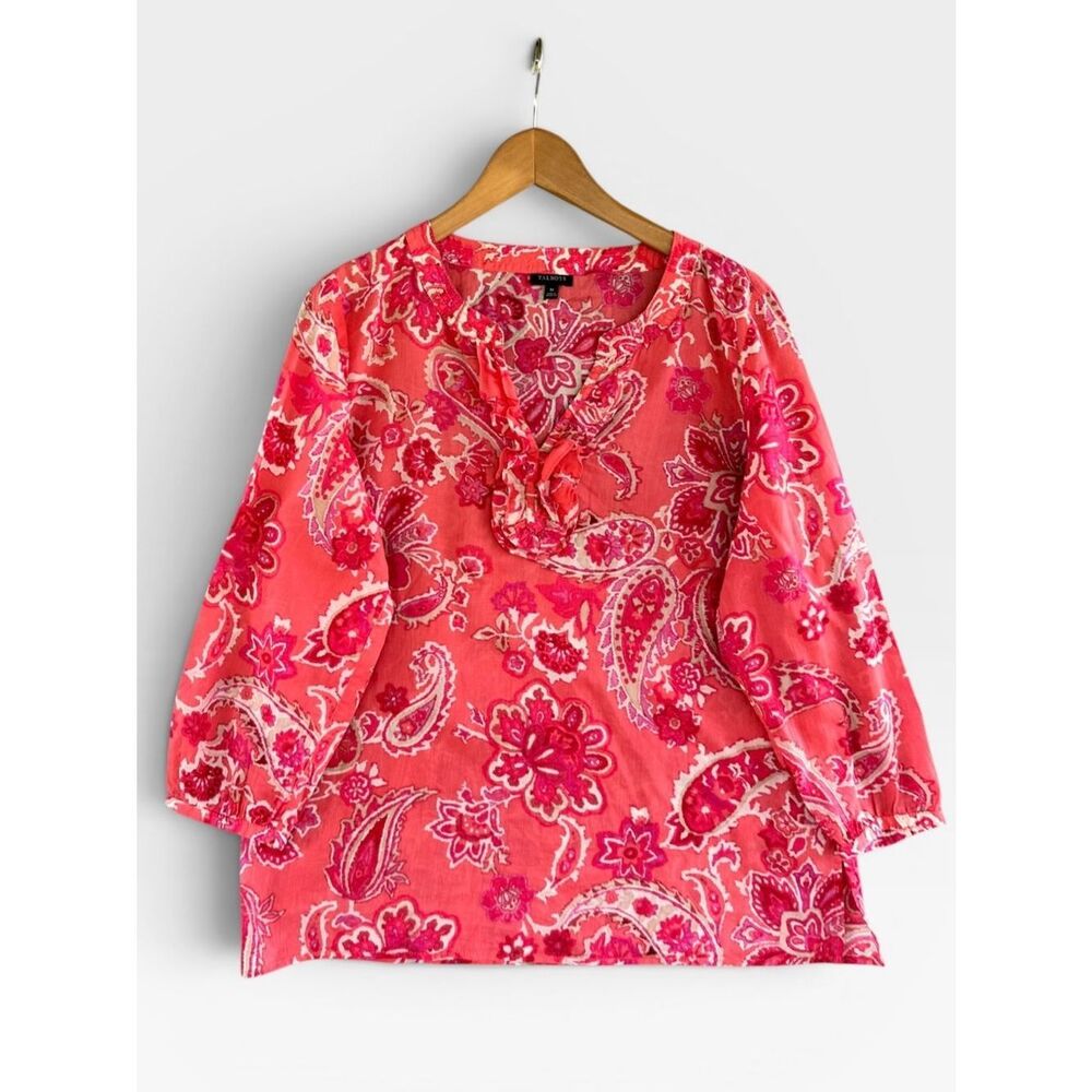 🎉5 for $45🎉 Talbots top blouse shirt size M